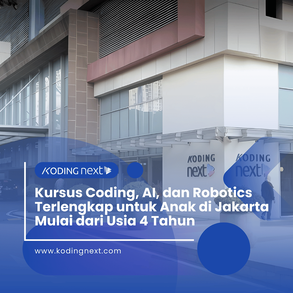 Kursus coding, AI dan robotika terlengkap untuk anak di Jakarta mulai usia 4 tahun